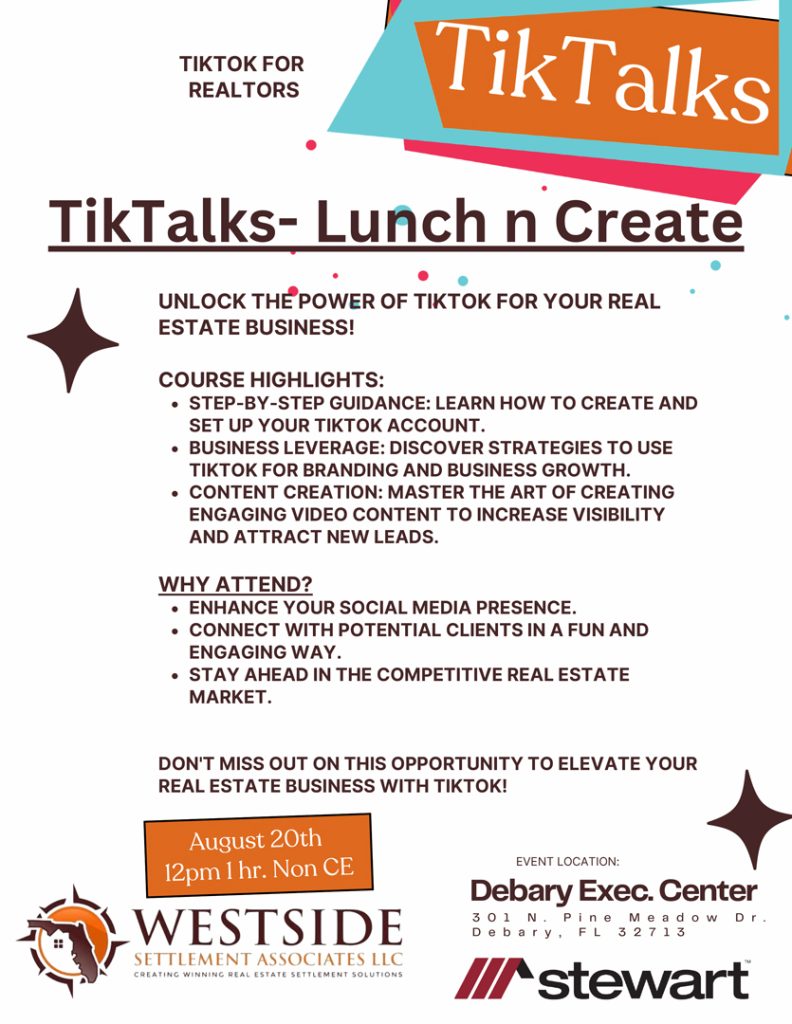TikTalks Flyer